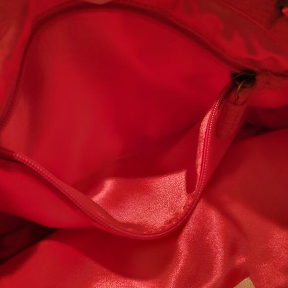 VTG Y2K Goldie Limited Edition Pink Ribbon Chain Wool Blend Shoulder Bag Purse - Picture 13 of 16